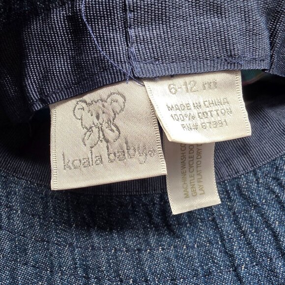 Koala Baby Girls Blue Denim Bucket Hat Outdoors Summer Casual Beach Walking - Picture 6 of 9